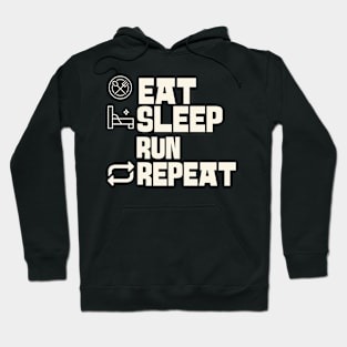 Eat Sleep Run Repeat Hoodie